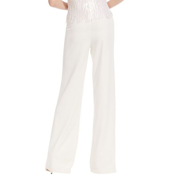 Emily Shalant Womens  Stretch Crepe Wide Leg Pant - Picture 2 of 3